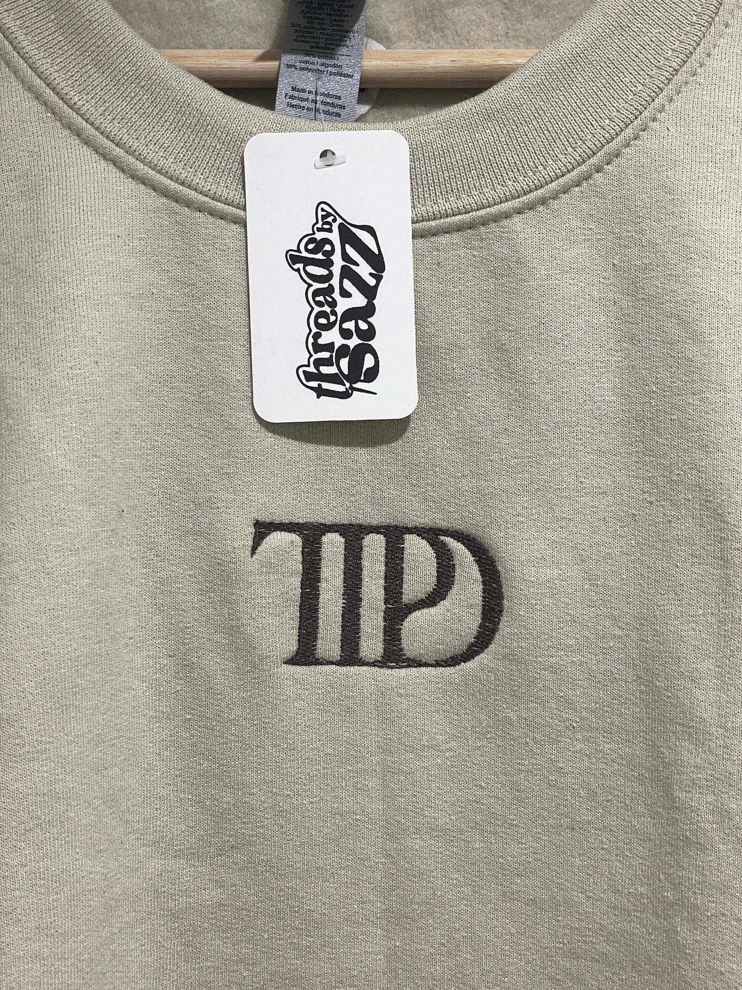 The Tortured Poets Department embroidered sweatshirt / Taylor Swift inspired / crewneck hoodie