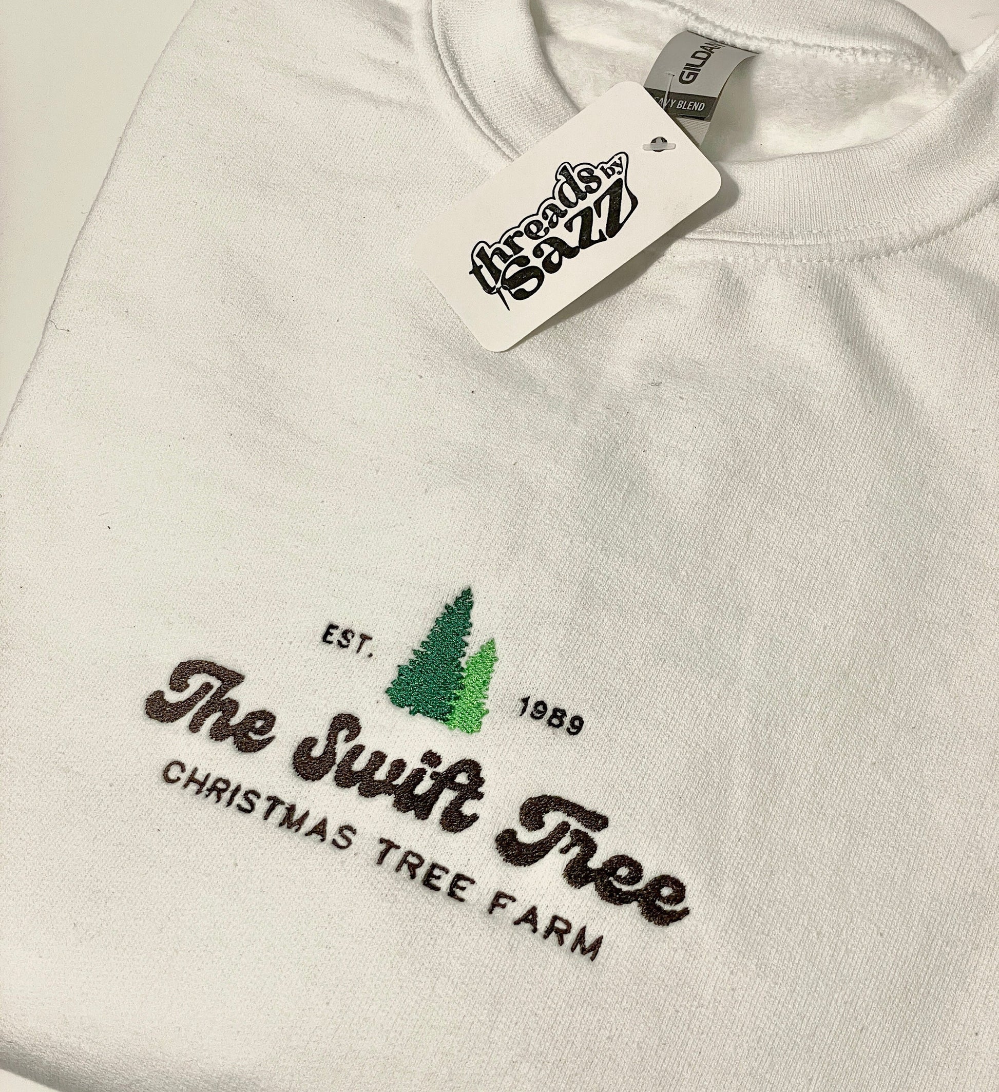 Our &quot;The Swift Tree&quot; crewneck designed by us.